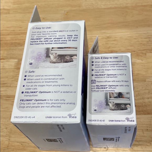 Feliway Optimum Happy Family diffuser kit with 3 refills new sealed for cats - Picture 7 of 7